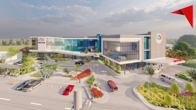 Batang Gapan Medical Center architectural rendering